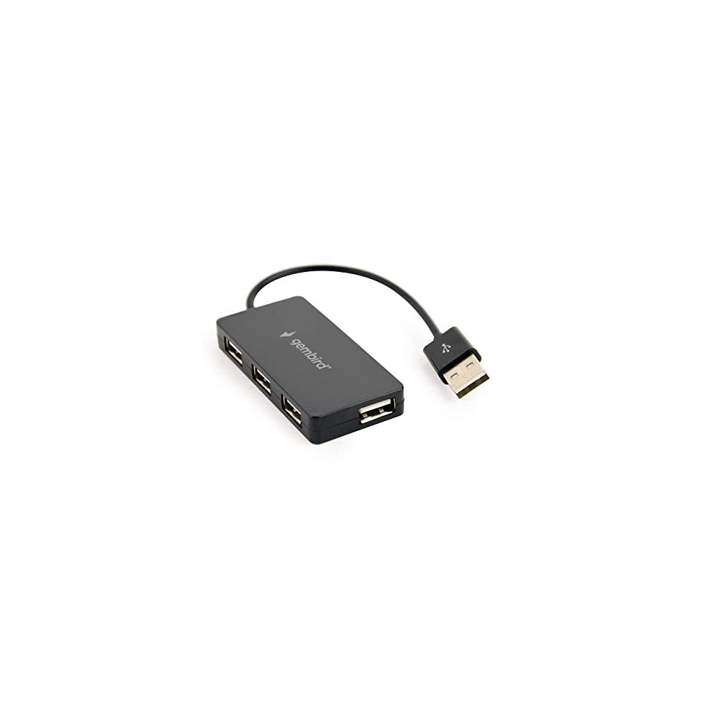 Gembird Gembird Uhb U2p4 04 Interface Hub Usb 2.0 4Ports 480 Mbit S Black 8716309117647