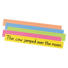 Pacon Corporation  Peacock Super Brt Sentence Strips 3 X 24 Assorted Colors 100-Pk
