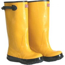 Boss Gloves Size 9 Mens 17 in. Tall Yellow Rubber Boots