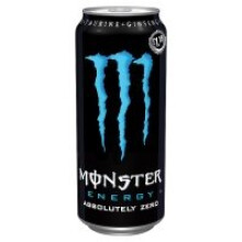Monster Energy Absolutely Zero 500ml .19 (12 x 500ml)