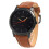Fossil Fossil  Black Dial Minimalist Leather Watch for Mens 1