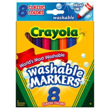 Crayola Llc 8 Count Classic Colors Broad Line Washable Markers