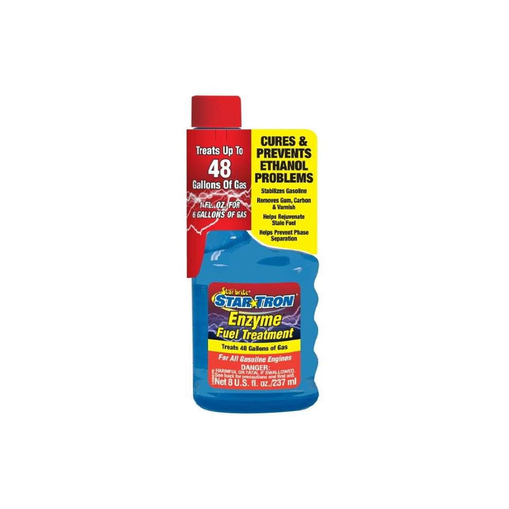 STAR BRITE 14308 Star Tron Enzyme Fuel Treatment - Classic Gas Formula, 8 Oz.