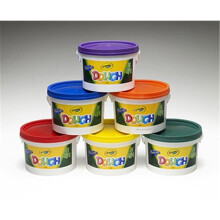 Crayola Llc Formerly Binney & Smith Crayola Dough Set Of 6 Tubs Red Orange Green Yellow Purple Blue