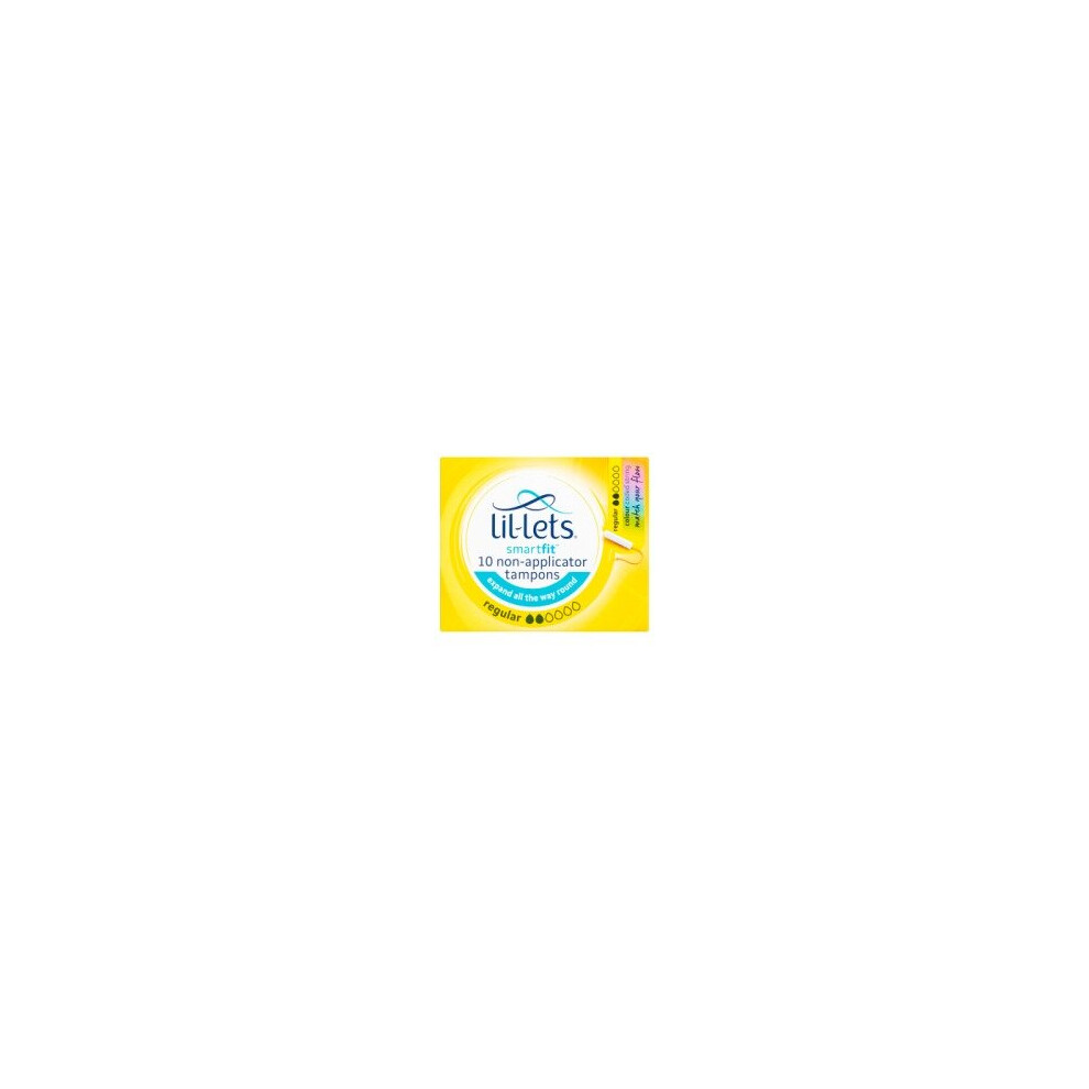 Lil-Lets Smartfit 10 Non-Applicator Tampons Regular (8 x 10s)
