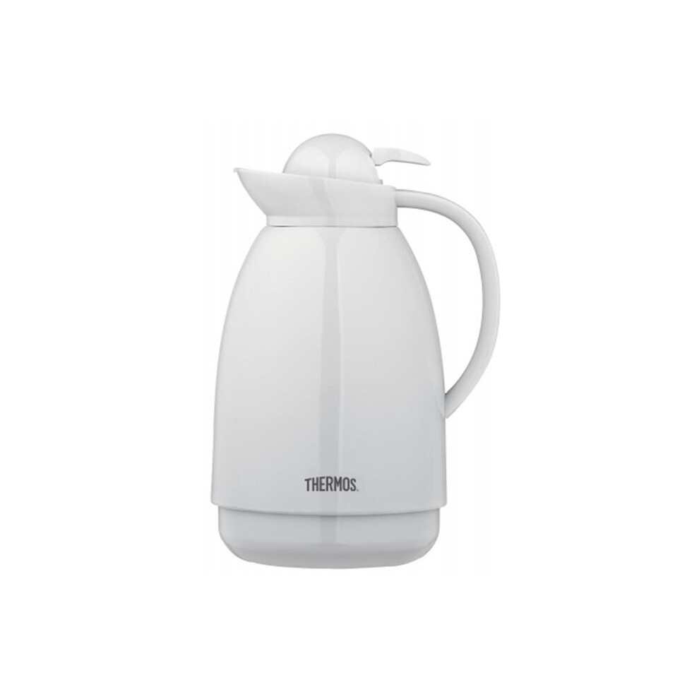 Thermos  1 Liter White Vacuum Carafe