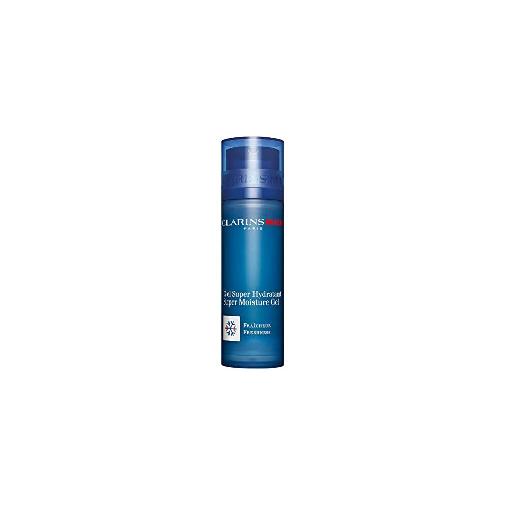 Clarins Men Super Moisture Gel Freshness — Lightweight Hydration Gel For Daily Facial Care
