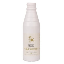 Simply White Chocolate with Hazelnut Flavouring Topping Sauce, 1 kg