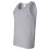 (White, S) Blank Plain Basic Tank Top Singlet T Shirt Small Big Men's Cotton Premium Quality 10