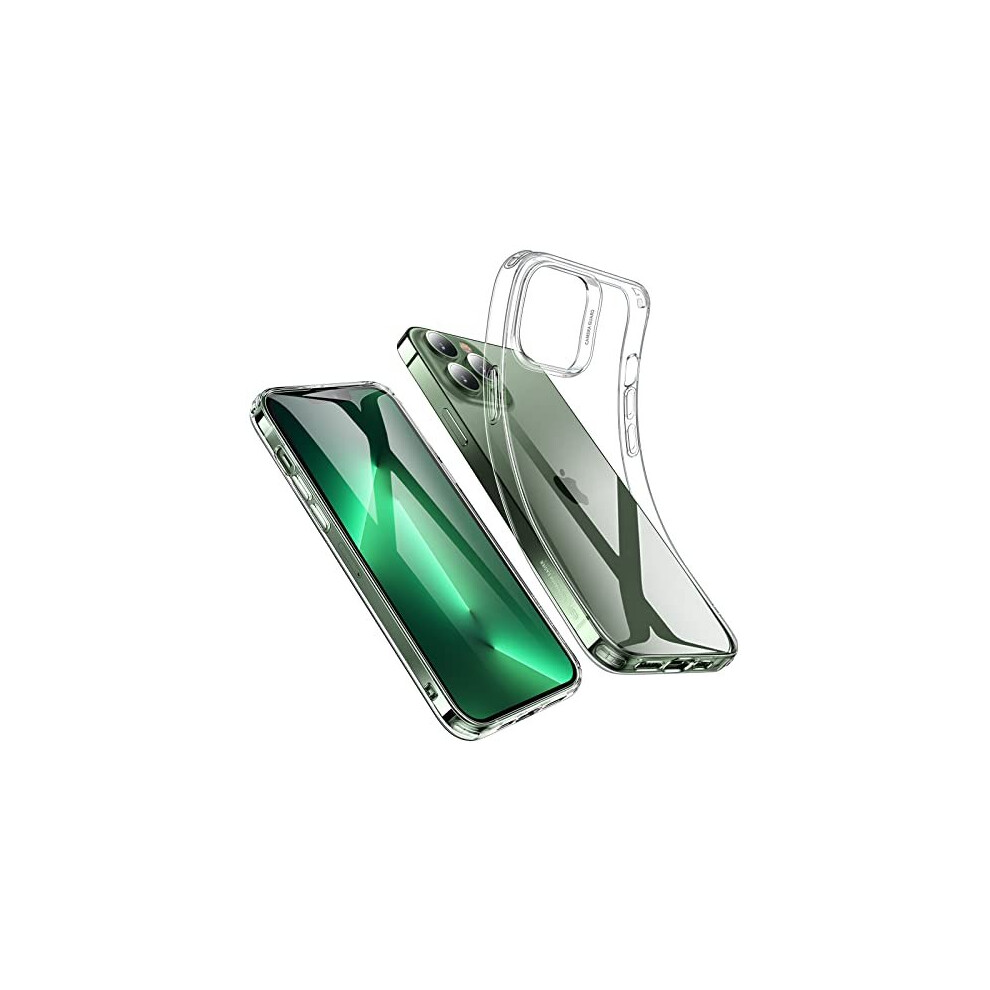 Esr Clear Case Compatible With Iphone 13 Pro Max Case, Crystal-Clear Shockproof Thin Silicone Case, Yellowing-Resistant Slim Transparent Tpu Phone 4894240150979