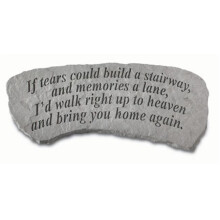 Kay Berry- Inc. If Tears Could Build A Stairway - Memorial Bench - 29 Inches x 12 Inches x 14.5 Inches
