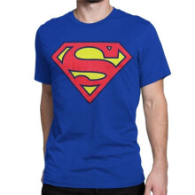 Superman Superman Royal Blue T-Shirt - Medium