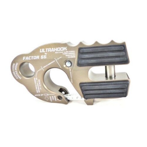 Factor 55  Ultrahook with Shackle Mount, Gray
