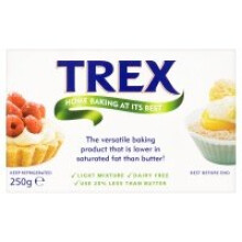 Trex Vegetable Baking Fat 250g (12 x 250g)