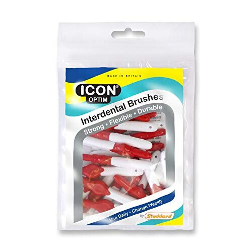 Stoddard Icon Red Standard Interdental Brushes - Pack of 25