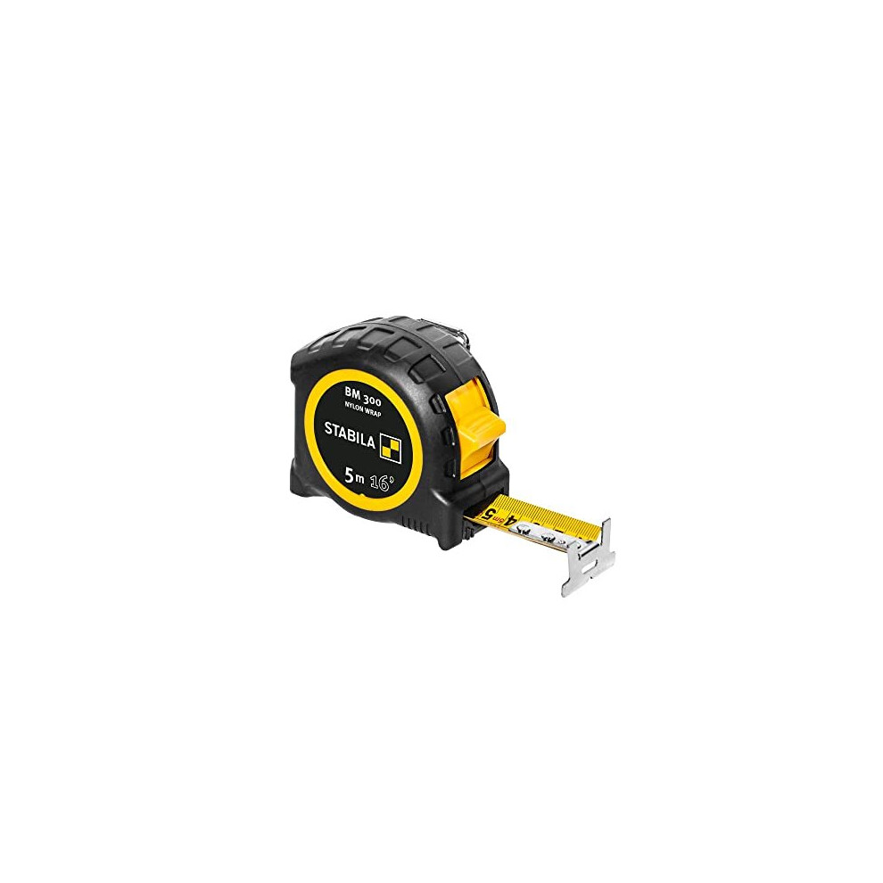 Stabila BM 300, 5 Cm / inc-Sale BM300, 5 M / 16 Inch Pocket Tape Measure, Black/Yellow,BM 300, 5, cm/inc-Skala