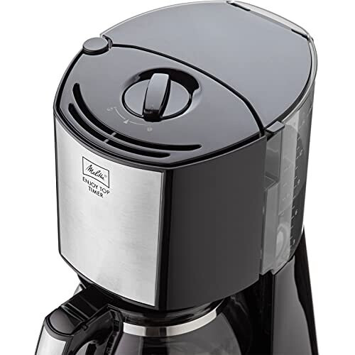 Melitta Melitta Filter Coffee Machine, With Aroma Selector, Timer Function, Removable Swing Filter, Drip Stop, Enjoy Top Timer, Black/Silver, 1017-11 2