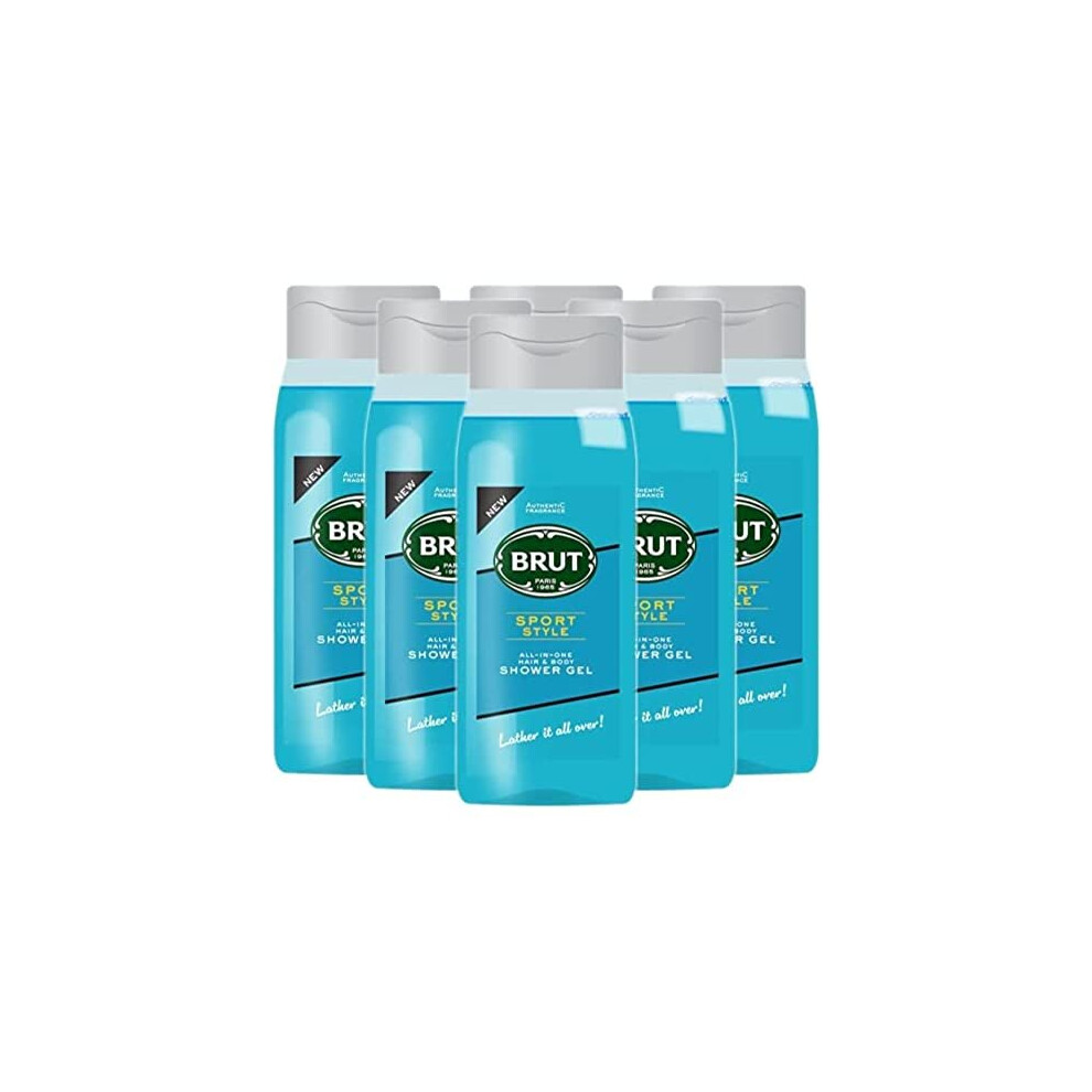 Brut Sport Style Shower Gel 500ml (Pack of 6)