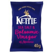 KETTLE Sea Salt & Balsamic Vinegar of Modena 40g (18 x 40g)