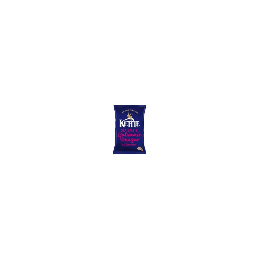 Kettle Sea Salt & Balsamic Vinegar Of Modena 40G (18 X 40G)