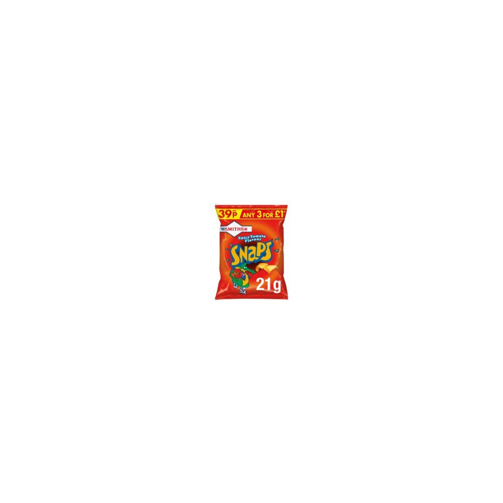 Smiths Snaps Spicy Tomato Snacks 21g (30 x 21g)