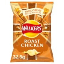 Walkers Roast Chicken Crisps 32.5g (32 x 32.5g)