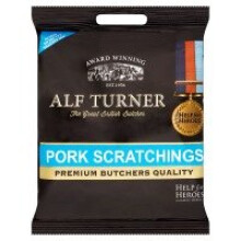 Alf Turner Pork Scratchings 70g (12 x 70g)