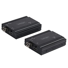 StarTech.com 4K HDMI KVM Extender over Fiber - HDMI Video & USB Remote KVM Switch/Console Extender - up to 984ft/300m (MultiMode) - 2x 10G MMF SFP+