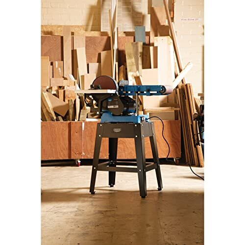 Draper 230V Belt and Disc Sander with Tool Stand, 150mm, 750W 2