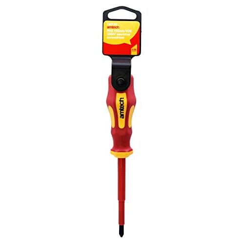 Amtech L0656 100mm Phillips VDE™ 1000V Electrical Screwdriver with PH 2 tip 1