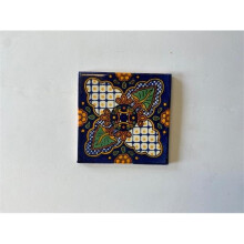 4 x 4 in. Mexican Decorative Tiles, L115 - Pack of 4