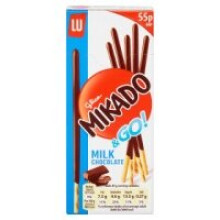 Mikado Milk Chocolate Biscuits 55p 39g (24 x 39g)