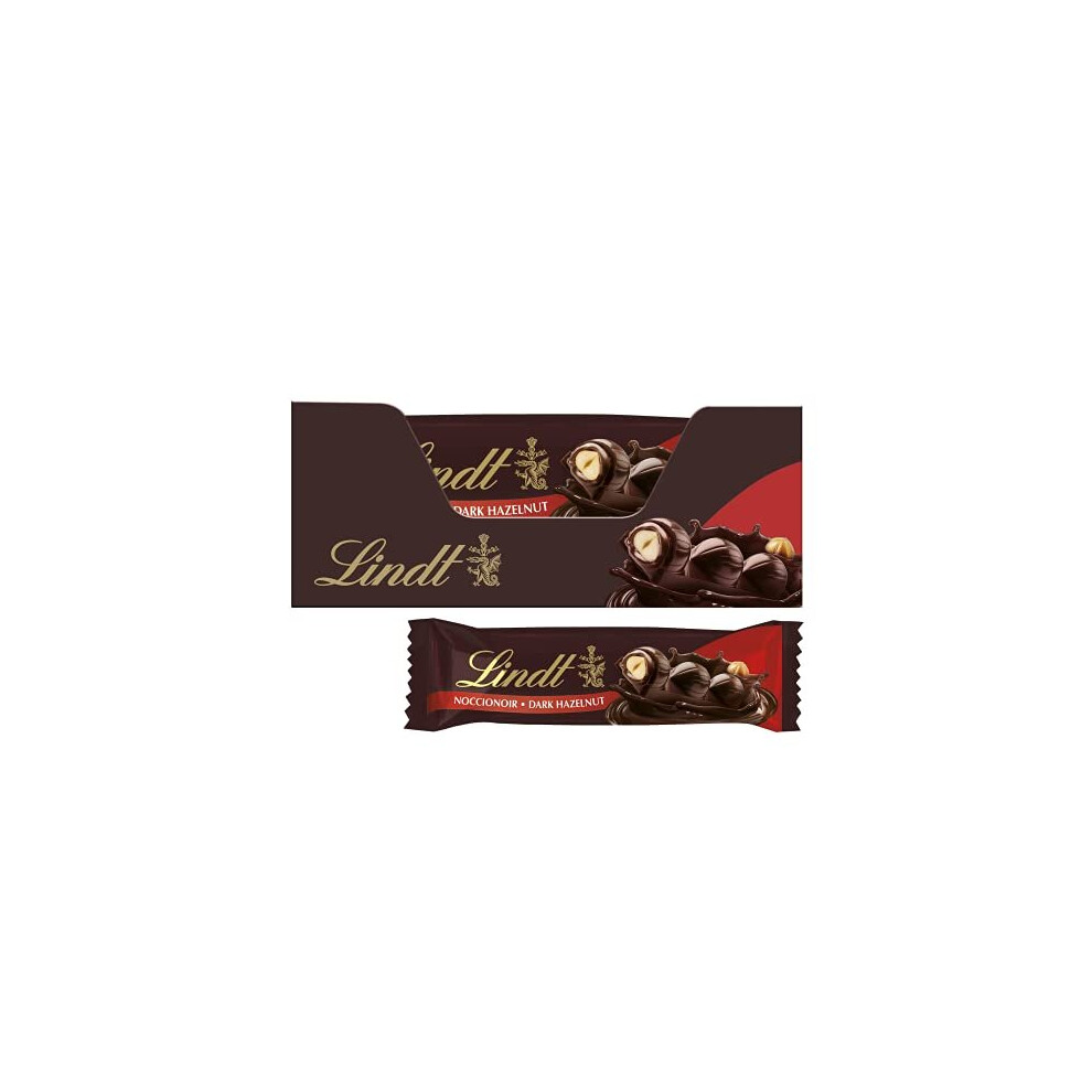 Lindt Dark Chocolate and Whole Hazelnut NOCCIONOIR Bars, 35 g x 18 Pack