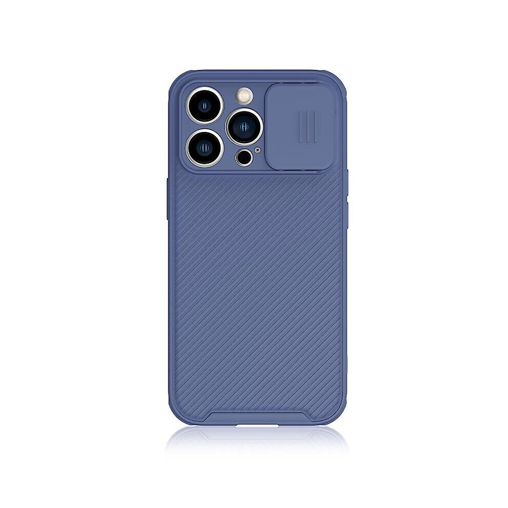 (, Iphone14 Plus) Magnetic Phone Case Protective Cover With Slider Camera Cover For Iphone 14 Series Blue 768619196933
