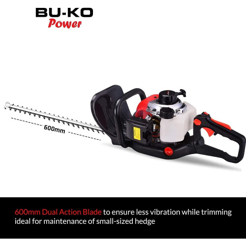 BU-KO BUKO 26CC Petrol Hedge Trimmer Handheld Hedge Cutter 1