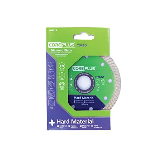 CorePlus CORDBHM115 Diamond Blade Hard Material Turbo 115mm