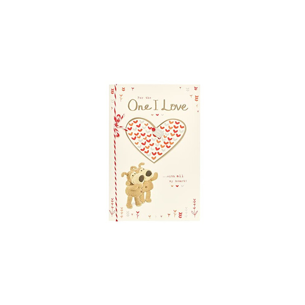 Girlfriend Birthday Card - Cute Boofle Birthday Card for Her - Gorgeous Girlfriend Boofle Card