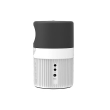 (Black White, UK Plug) Mini Projector 1080p Hd Smart Home Theater Projector For Home Entertainment