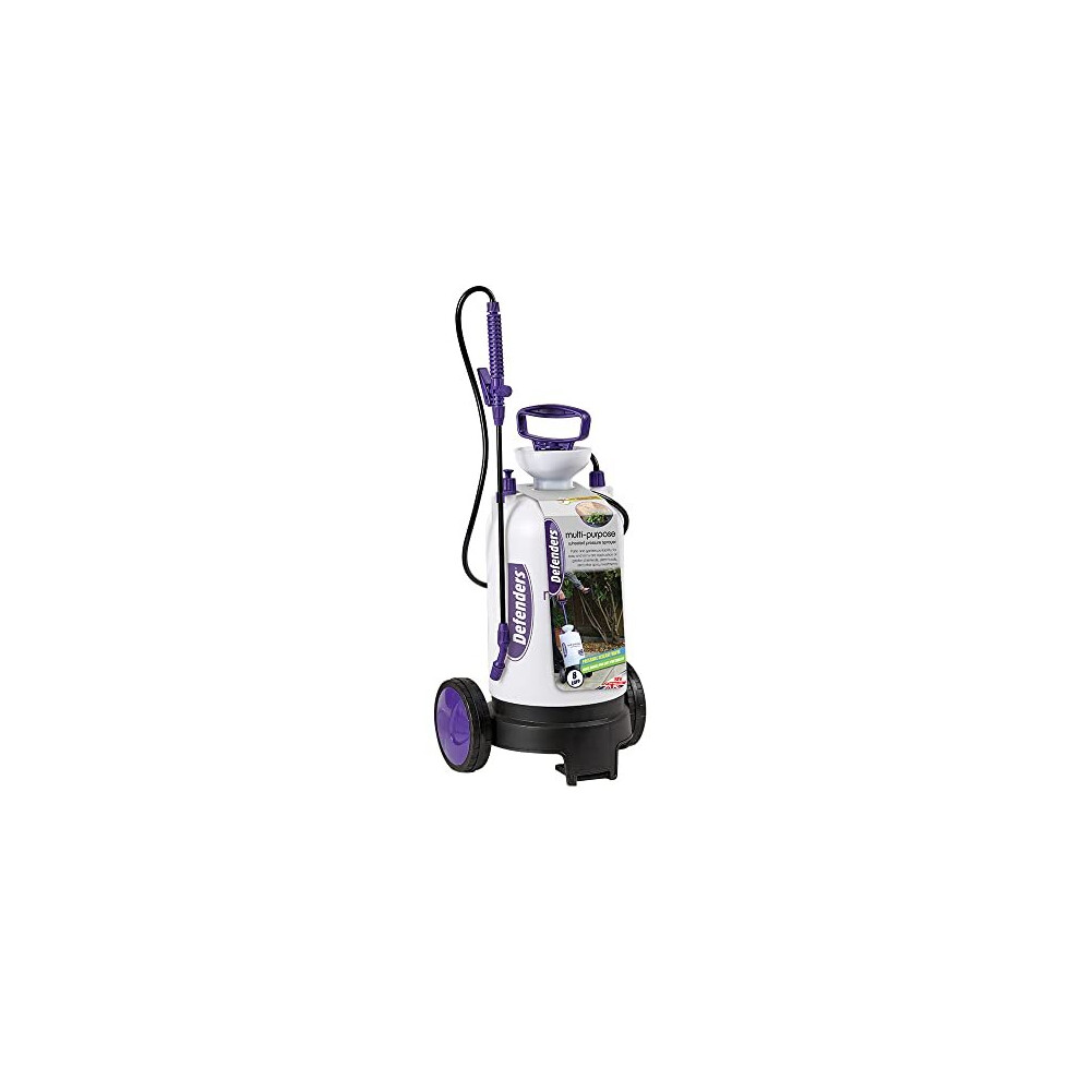 Defenders Multi-Purpose Wheeled Pressure Sprayer -8L, Multicolour (STV032)