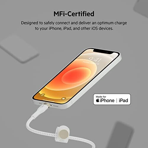 Belkin BELKIN FLEX LIGHTNING-USB-A 2M MFI CERT., BLANCO CAA010BT2MWH 2