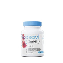 Osavi Vitamin D3 + K2, 2000IU - 60 softgels