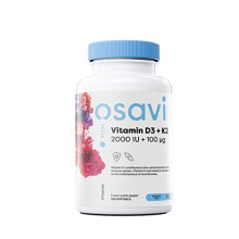Osavi Vitamin D3 + K2, 2000IU - 120 softgels