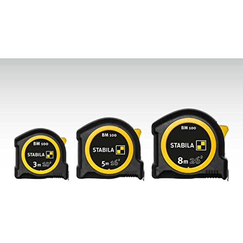Stabila Stabila 19569 BM100 3m Tape Measure, Black 2