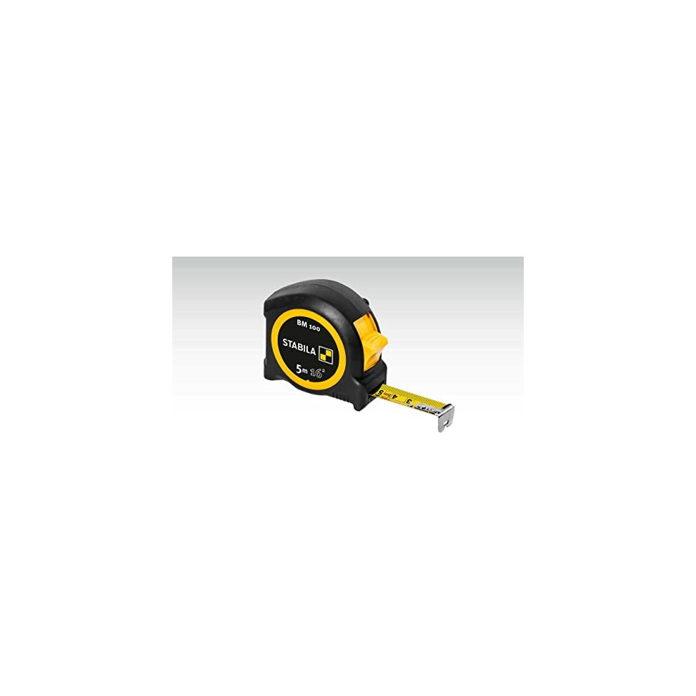 Stabila 19569 BM100 3m Tape Measure, Black