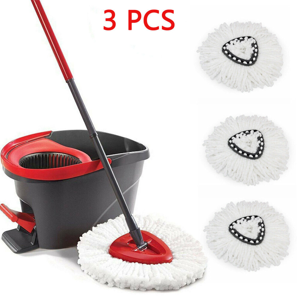 Base+3x mop for Vileda Wring Mopping Replacement Microfibre Mop Head