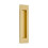 7 in. Modern Rectangular Flush Pull, Satin Brass 1