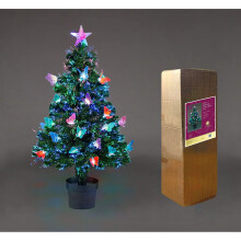 (2Ft) Butterflies Fibre Optic Christmas Tree LED Pre-Lit