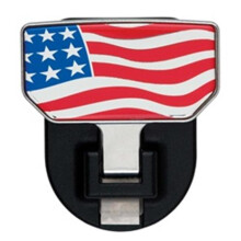 HD Universal Hitch Step American Flag - Single