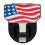 HD Universal Hitch Step American Flag - Single 1