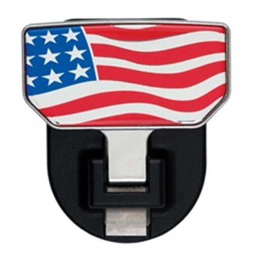 HD Universal Hitch Step American Flag - Single